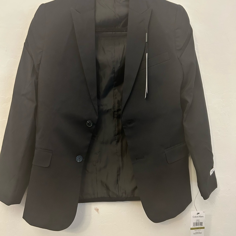 Calvin Klein Men's Classic Black Suit Size 14